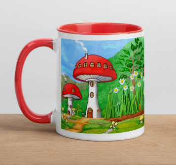 Mushroom Homes Mug front-side