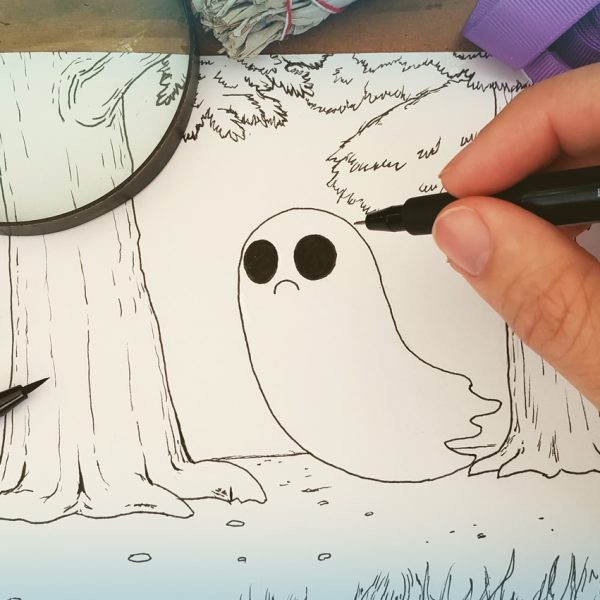 Behind the Scenes Sad Ghost Animation