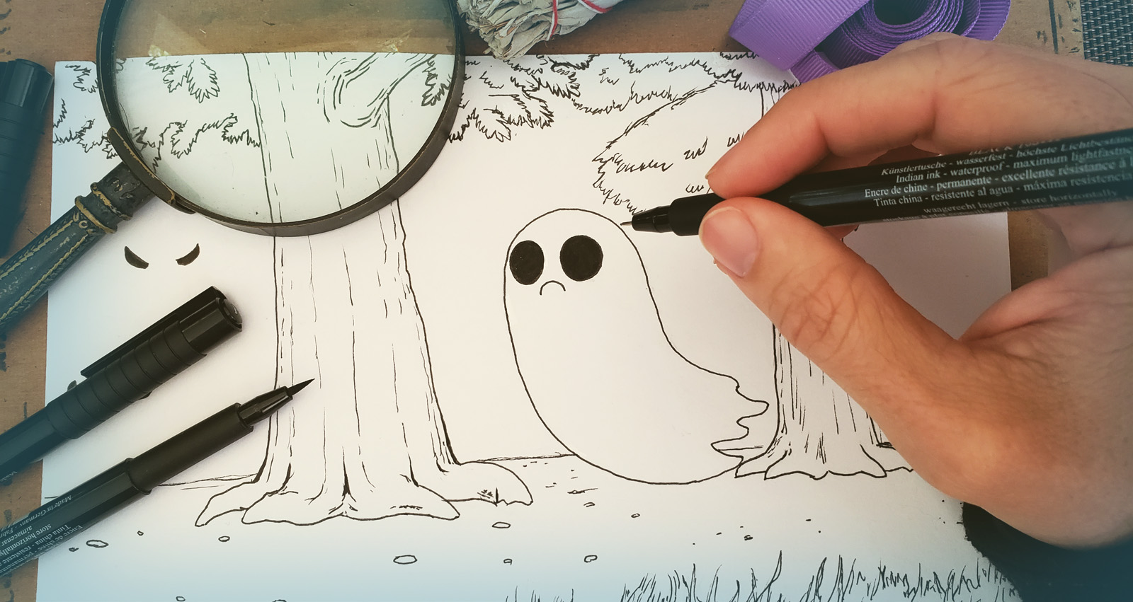 Behind the Scenes Sad Ghost Animation